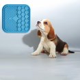 thumbnail image 1 of Almohadilla para de silicona para perros, tazones es para alimentador Rallentare, alimentación mascotas, juguetes para , - Azul, L Colco Alfombrilla para lamer, 1 of 8