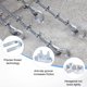 thumbnail image 2 of Uxcell 6-Pack Abrazaderas de Cable, Clip de Cable de Acero al Carbono M8, Sujetador de Silla de Perno en U, 2 of 6