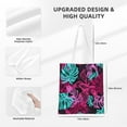 thumbnail image 4 of ZNDUO Canvas Tote Bag, Tropical Jungle Pattern Reusable Grocery Bags for Shopping, Gym, School, Beach, 4 of 8