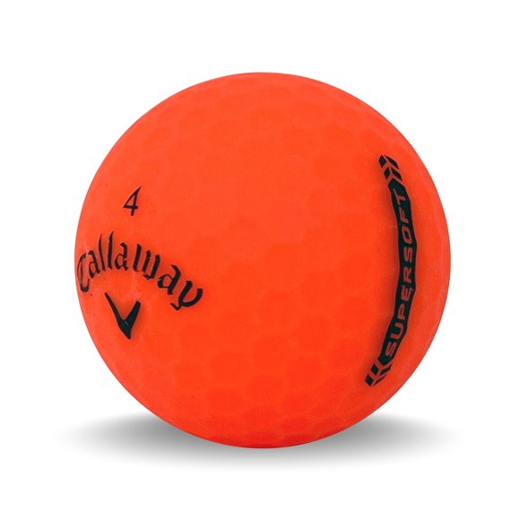 36 Callaway Supersoft Matte 4A Orange by Mulligan Golf Balls - Used Golf Balls