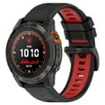 thumbnail image 1 of 22mm Two-Tone Silicone Watch Strap - Quick Release for Easy Swap, High-Quality Silica Gel, Universal Compatibility, Water-Resistant, Stylish Comfortable, 1 of 4