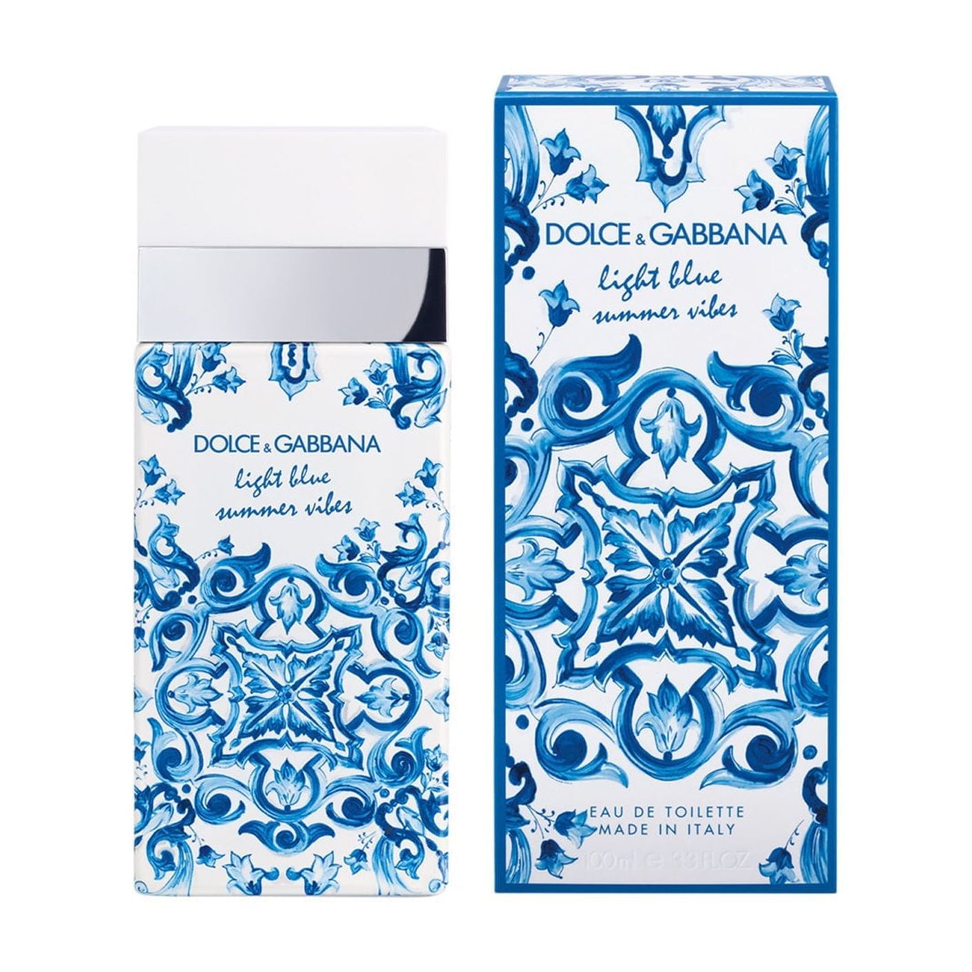 Dolce & Gabbana Light Blue Summer Vibes EDT Spray, Floral Woody