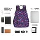 thumbnail image 4 of Fotbe Bright Purple Butterflies Mochila Ligera para Hombres y Mujeres - Duradera y Resistente al Agua, Ideal para Escuela, Trabajo, Viajes y Uso Diario, 4 of 7