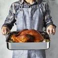 thumbnail image 3 of Demeyere Industry 5-Ply Stainless Steel 15.7 X 13.3-inch Roasting Pan, 3 of 10