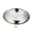 thumbnail image 4 of Maytalsory Easy-to-Clean Stainless Steel Wok Lid With Visualized Sturdy And Durable Frying Pans Lid 32cm, 4 of 6