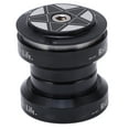 thumbnail image 3 of Juego de dirección para bicicleta de montaña con doble rodamiento, proceso CNC, vástago de horquilla delantera negra, grupo de rodamientos para cuadro de 34 mm, 3 of 14