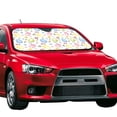 thumbnail image 2 of Disketp Windshield Sun Shade, Car Sun Shade For Front Window Easter Egg3 Sunshades Sun Visor Protector Blocks Uv Rays Foldable, 2 of 9