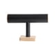 thumbnail image 3 of Exhibidor de pulseras de madera con torre de vigilancia para exhibir joyas, organizar la decoración del collar Negro, 3 of 9