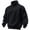 BB28_Black, variant on Dwellite Mens Quarter Zip Pullover Sweatshirt Casual Sweater Drop Shoulder Relaxed Fit Long Sleeve Fall Winter Fashion Sweatshirts Wine 3XL