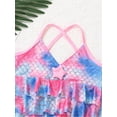 thumbnail image 6 of iEFiEL Kids Little&Big Girls Swimsuit Mermaid Scales Swimwear with Bottoms Bathing Suit, 6 of 7