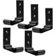 thumbnail image 2 of 5 Pcs Folding Hooks Wall Towel Hooks 90 Foldable Solid Aluminum Hook, 2 of 4