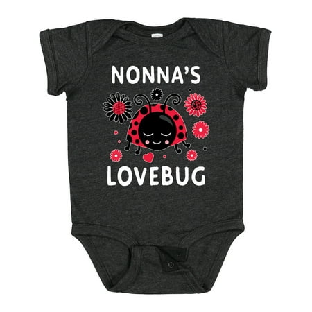 

Inktastic Valentine s Day Nonna s Lovebug Gift Baby Boy or Baby Girl Bodysuit