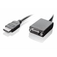 thumbnail image 2 of Lenovo - Adapter - HDMI (M) to HD-15 (VGA) (F) - 7.9 in - 1920 x 1080 at 60 Hz support - for IdeaPad 3 14, 3 15IGL05, 3 15IML05, 3 CB 14, IdeaPad Flex 5 14ITL05, Legion 5 15, 2 of 2