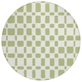 thumbnail image 2 of Addison Rugs Chantille Indoor/Outdoor Transitional Squares Aloe Washable Round Rug, 8' x 8', 2 of 6