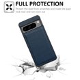 thumbnail image 2 of for Google Pixel 9 / 9 Pro PU Leather Case, Slim Shockproof TPU Silicone Bumper Camera and Screen Protective Phone Cover Classic Sythetic Leather Lightweight Case for Google Pixel 9 / 9 Pro, Darkblue, 2 of 8