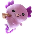 thumbnail image 1 of 1 PURPLE Large 19" Axolotl Plush Stuffed Animals- Adorable Walking Fish Toy - Plush - Soft Squishy Animal Plushie Stuffie (RANDOM COLORS), 1 of 1