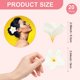 thumbnail image 2 of Uxcell 20-Pack Flores de Plumeria Artificiales, Cabezas de Seda Falsas para Manualidades DIY/Vestido/Boda/Decoración de Fiesta [Blanco, 3.54"/ 9cm], 2 of 6