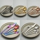 thumbnail image 4 of Juego de cuchillos y tenedor Yuarrent 5 piezas Acero inoxidable superficie pulida plata, 4 of 6