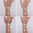 thumbnail image 3 of Pulsera de perlas de imitación para recuerdos de bautizo, recuerdos religiosos, bodas, fiestas, 3 of 5