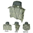 thumbnail image 3 of Yokua Camouflage Fishing Hat Detachable Neckflap Sun Hat for Outdoor Hiking Camping, 3 of 21