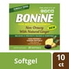 BONINE Motion Sickness High Potency Ginger Softgels, 10 Count