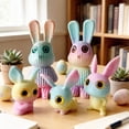 thumbnail image 3 of 3D Printed Easter Eggs with Bunny Inside,8.46 inch,Rabbit Egg Figurine Desktop Ornament, Unique Easter Gift Set, 3 of 9