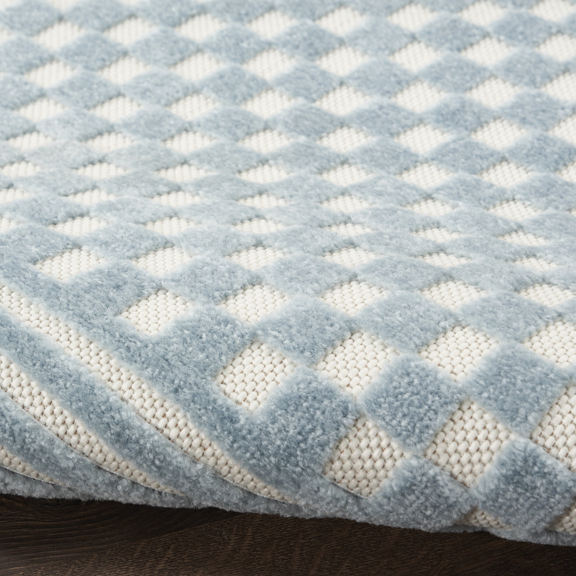 Nourison Casual 5'3" x 7' Blue Coastal, Nautical & Beach Indoor Rug