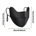 thumbnail image 3 of Protection Solaire Intégrale UPF 50+ pour Sports de Plein Air, Vélo, Randonnée avec Sangle Ajustable et Respirante, 3 of 5