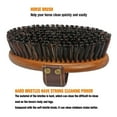 thumbnail image 3 of MAXIMILIAN World Class Handmade Equine Stiff Body Horse Brush. Professional Equine Grooming Tools. Effortlessly Removes Mud, Sweat and Dirt from Your Horses Hair., 3 of 6