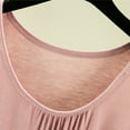 thumbnail image 5 of Wyobmus Women Tank Tops Summer Loose Fit Pleated Front Crew Neck Camisole Tops Trendy Sleeveless Flowy Blouses Pink, 5 of 8