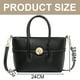 thumbnail image 2 of Nuevo bolso de hombro de moda, bolso de mano de cuero de PU, bolso de hombro tipo clutch, negro, 2 of 6