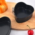 thumbnail image 4 of 4Inch Heart Shape Baking Tray Removable Bottom Stainless Steel Toast Loaf Baking Mold Cooking Gadget, 4 of 7