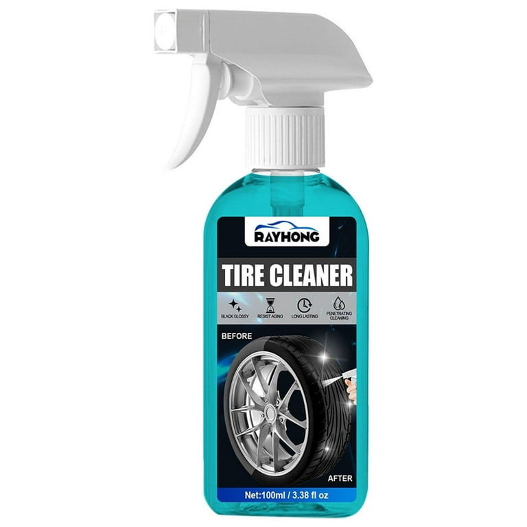Jetcloudlive Car Wheel Cleaning Brush Tool,Tire Cleaner 16.5 Inch Non-Slip  Handle for Car Cleaning 