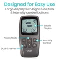 thumbnail image 3 of Vive Wireless TENS Unit Muscle Stimulator – EMS Pain Relief Therapy Device, 3 of 9
