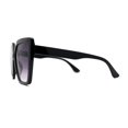 thumbnail image 4 of Womens Oversize Angular Butterfly Plastic Fashion Sunglasses Black Smoke, 4 of 4