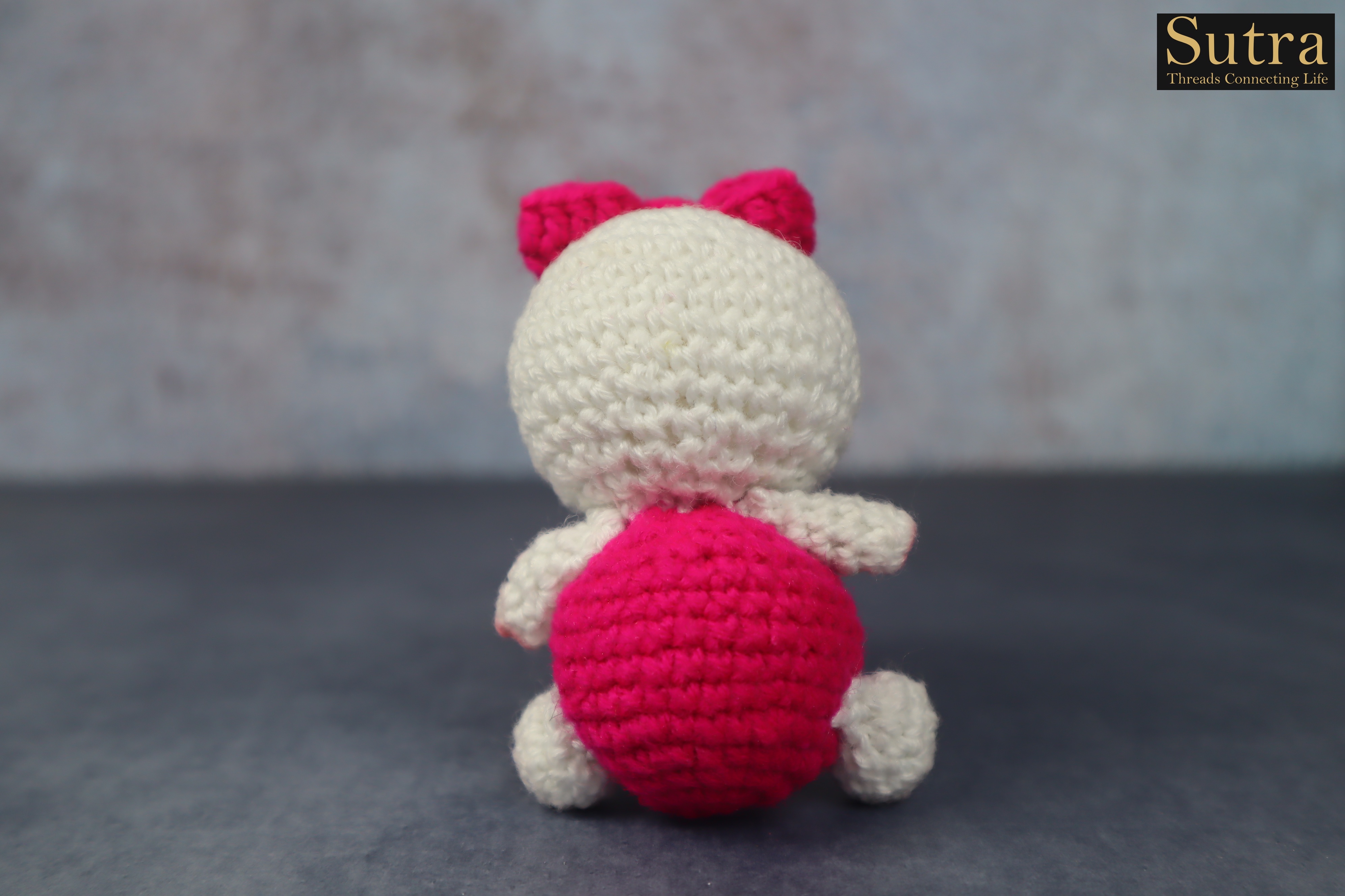 Daisy Duck Handmade Pink crochet Toy, Best Gift for Baby Shower , Birthday