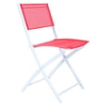 thumbnail image 5 of LeisureMod Outdoor Bistro Folding Table and Chairs Set in Red – Durable, Compact, and Stylish Patio Furniture for Indoor & Outdoor Use, 5 of 12