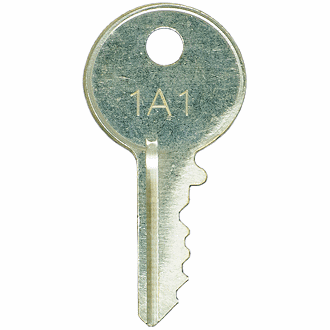 File Cabinet , Desk or Cubicle Replacement Key for CompX Chicago 1A6