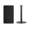 thumbnail image 2 of Bowery Hill 24" x 42" Table de Bar en Noir, 2 of 2