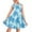 Sea Turtle, variant on Renewold 13-14 Years Kids Blue Sleeveless Party Dress Lovely Axolotl A-Line Midi Sundress Girls Casual Swing Twirl Dresses Skin Friendly Summer Jumpskirt