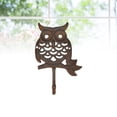 thumbnail image 4 of European Retro Door Back Hook Cast Iron Owl Shape Design Wall Hook Classic Coat Hook Towel Hanger (Fat), 4 of 9