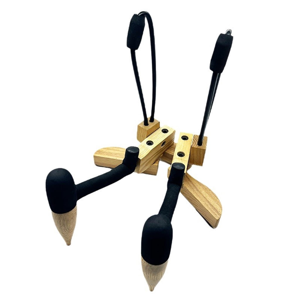 Wood Ukulele Stand Small Guitar Floor Stand for Ukulele, Violin, Mandolin