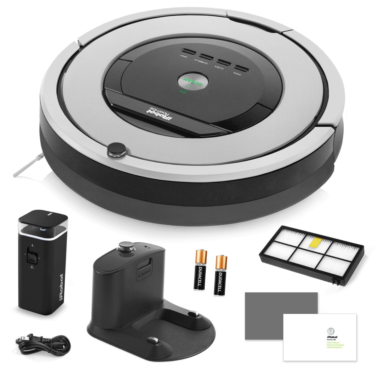 iRobot Roomba 860 Remanufactured Vacuum w/ Virtual Wall Barrier & Home Base