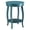 Teal, variant on 18" X 18" X 24" Antique White Solid Wood Leg Side
