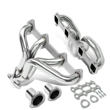 2wd Header - For 1957-1972 Ford F100 5.8L 5.9L 6.4L V8 Pair Stainless Steel Mid-Length Exhaust Header Manifold