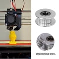 thumbnail image 6 of OUNONA  5 Pcs 3D Printer Synchronization Wheel Pulley Belt Key Silver, 6 of 8