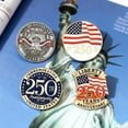 thumbnail image 3 of US 250th Anniversary Pin for Men Women US 250 Years Birthday Enamel Brooch Patriot Independence Day Gift Jewelry, 3 of 9
