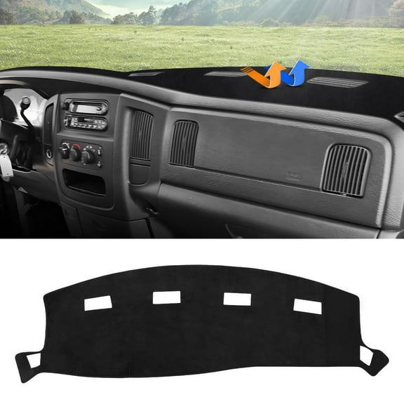 Premium Dash Cover Mat for 2002-2005 Dodge RAM 1500 2500 3500 | UV Resistant Dashboard Pad | Anti-Crack Interior Protection.