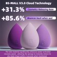 thumbnail image 3 of Set de esponjas de maquillaje BS-MALL Pro V3.0 Cloud Tech, 6 unidades con funda, 3 of 8