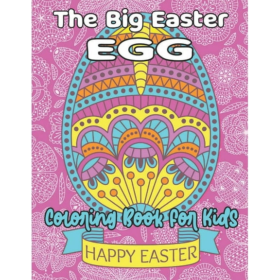 The Big Easter EGG Coloring Book For Kids (Paperback)